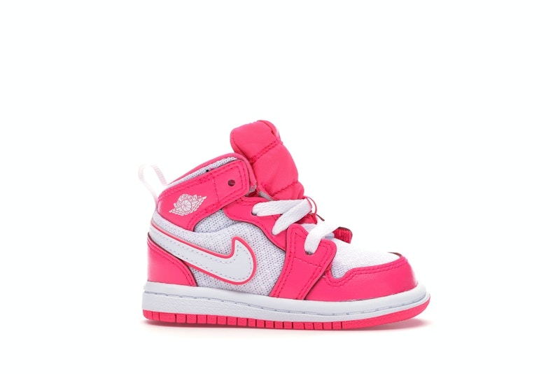Jordan 1 Mid Hyper Pink White (TD)