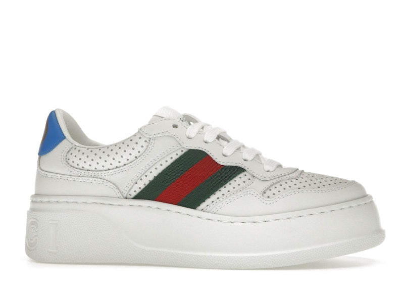 Gucci Chunky GG Web Sneaker White Blue (Women's)