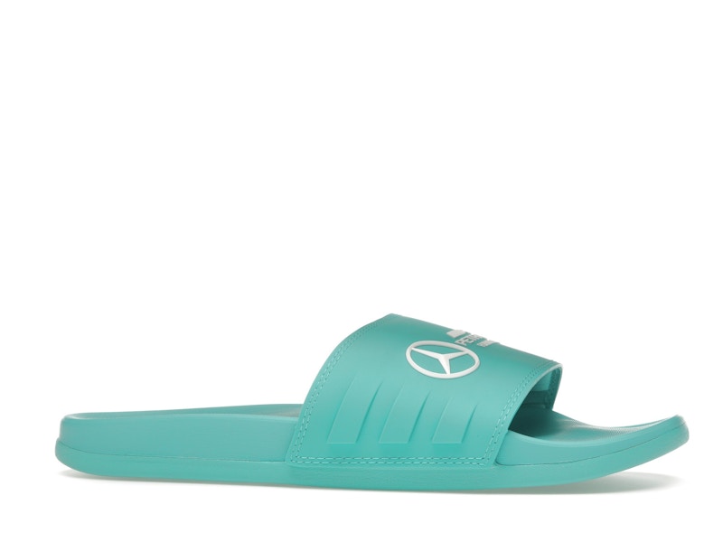 adidas Adilette Comfort Slides Mercedes-AMG Petronas Formula One Team Semi Mint Rush