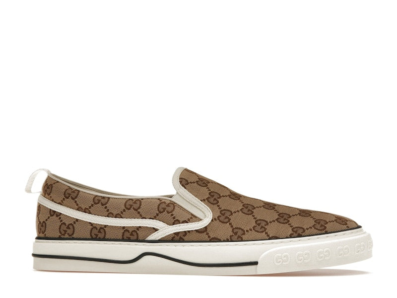 Gucci Tennis 1977 Slip On Beige Ebony