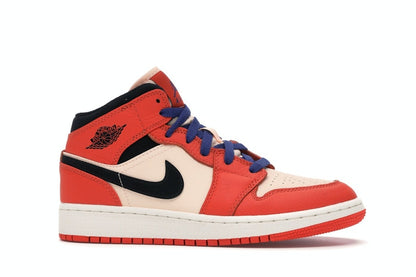 Jordan 1 Mid Team Orange Black (GS)