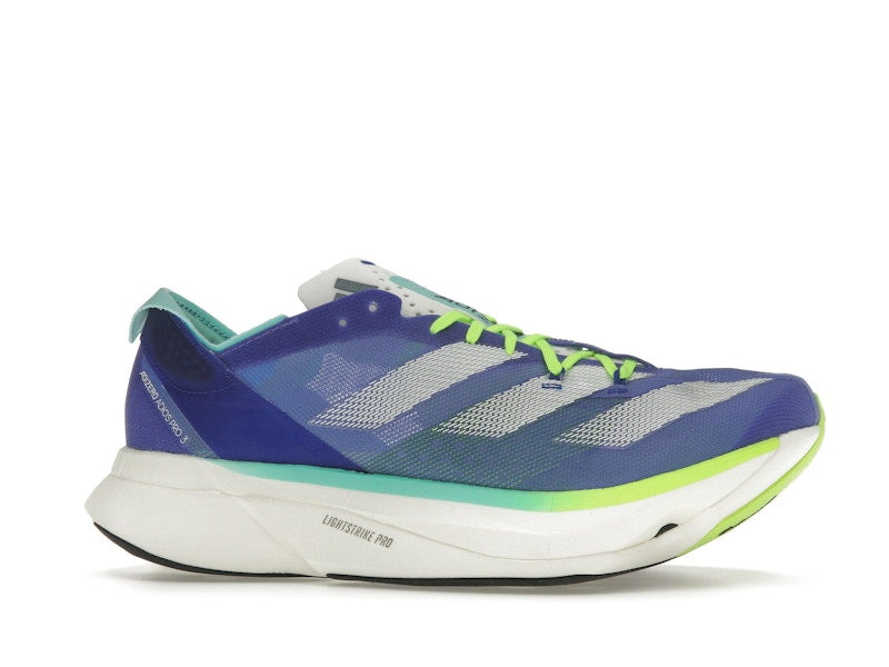 adidas Adizero Adios Pro 3 Cobalt Blue Zero Metalic Lucid Lemon (Women's)
