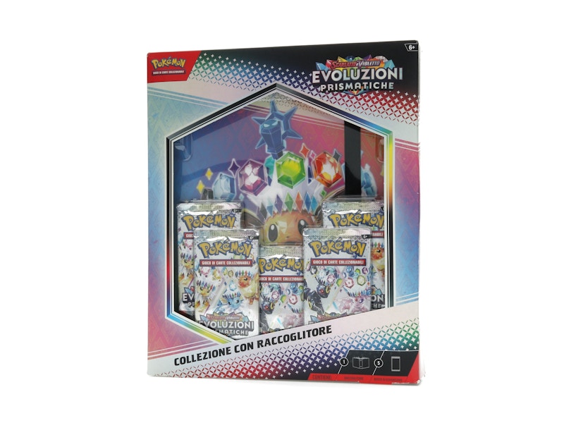 Pokémon Scarlet & Violet Prismastic Evolution Binder Collection (Italian)