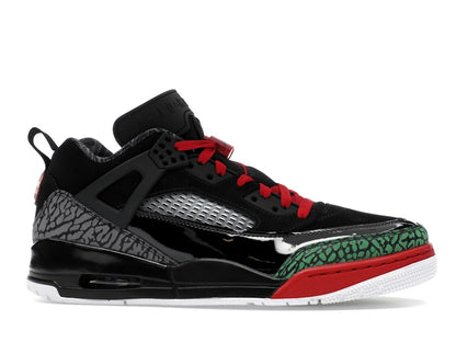Jordan Spizike Low Black Classic Green White Varsity Red