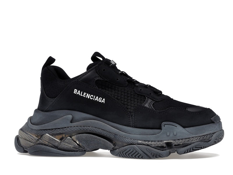 Balenciaga Triple S Clear Sole Black