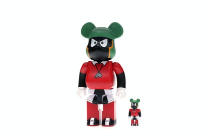 Bearbrick Marvin The Martian 100% & 400% Set Black/Red