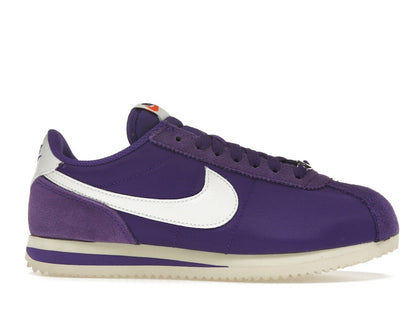 Nike Cortez Textile Field Purple Alabaster Safety Orange Summit White (Women's)