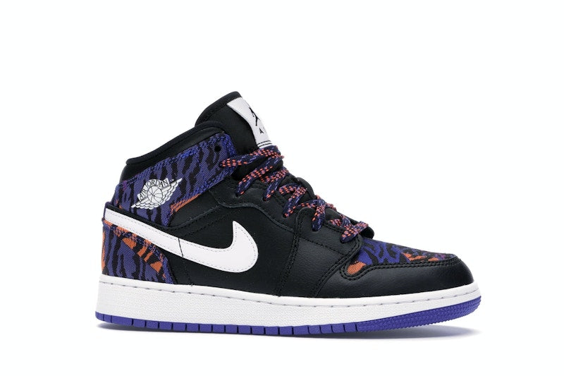 Jordan 1 Mid Multi-Color Tiger Stripe (GS)