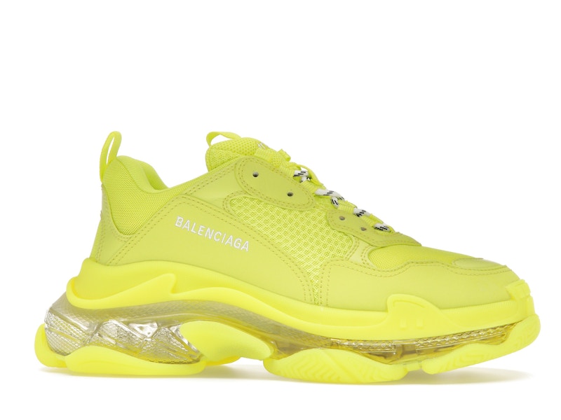 Balenciaga Triple S Clear Sole Fluo Yellow White (Women's)