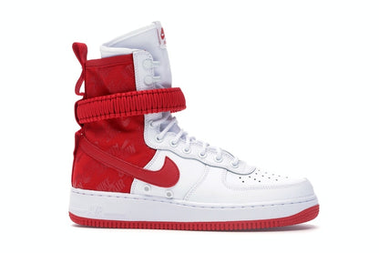 Nike SF Air Force 1 High White University Red