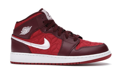 Jordan 1 Mid SE Red Quilt (GS)