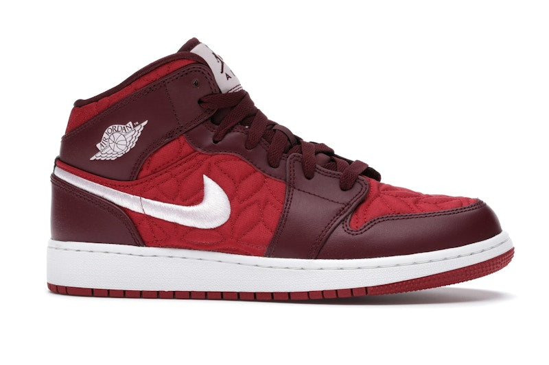 Jordan 1 Mid SE Red Quilt (GS)