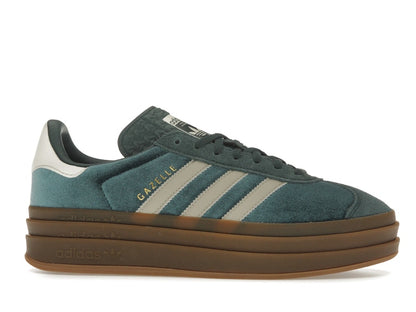 adidas Gazelle Bold Mineral Green Velvet (Women's)