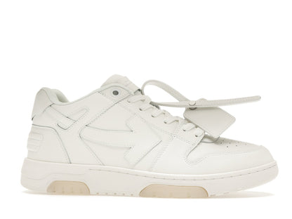 OFF-WHITE Out Of Office OOO Low Tops Triple White