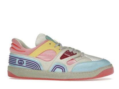 Gucci Basket Low-Top Sneaker Light Blue Demetra Pink (Women's)