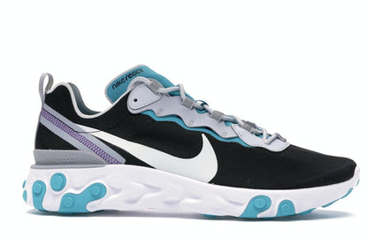 Nike React Element 55 Black Pure Platinum Teal Nebula