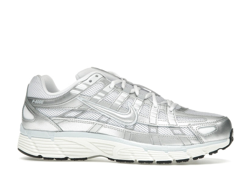 Nike P-6000 White Blue Tint Sail Metallic Silver (Women's)