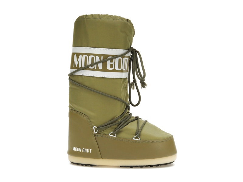 Moon Boot Icon Nylon Boot Khaki