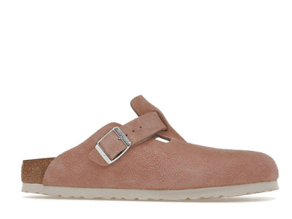Birkenstock Boston Soft Footbed Suede Pink Clay