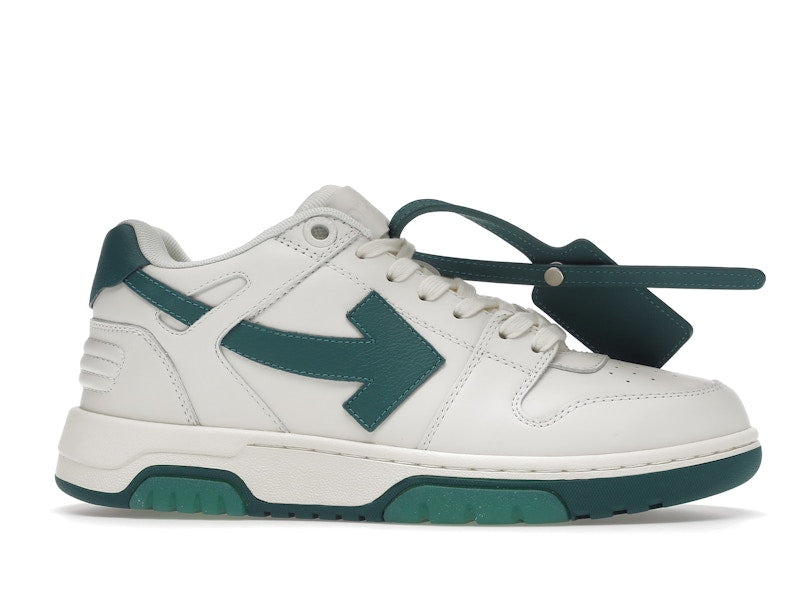 OFF-WHITE Out Of Office OOO Low Tops White Green (FW22)