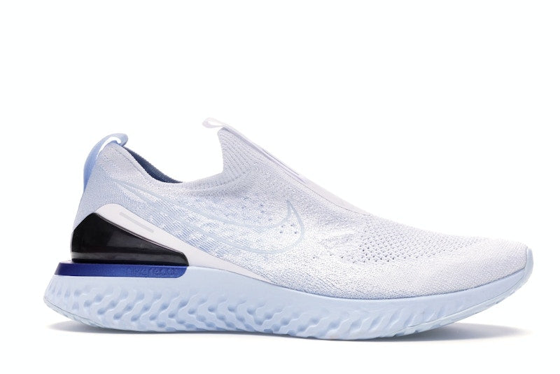 Nike Epic React Moc Flyknit White Hydrogen Blue