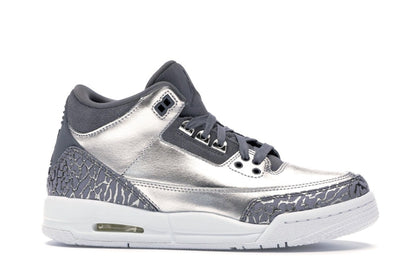 Jordan 3 Retro Premium Heiress Metallic Silver (GS)