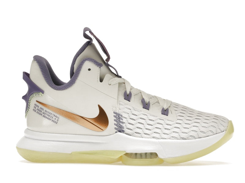 Nike LeBron Witness 5 Summit White Metallic Bronze