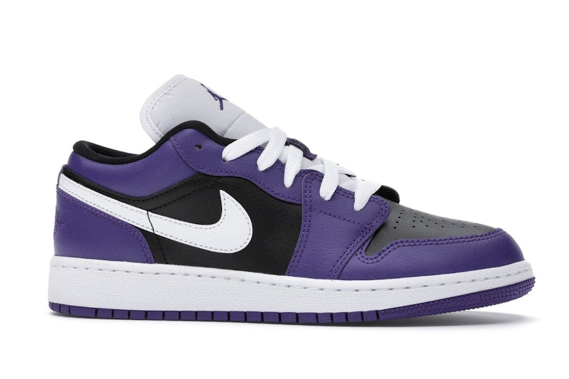 Jordan 1 Low Court Purple Black (GS)