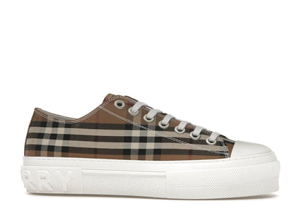Burberry Vintage Check Cotton Sneakers Birch Brown