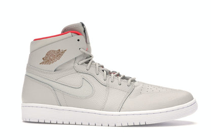 Jordan 1 Retro High Nouveau Pure Platinum Bright Crimson