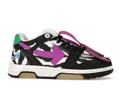 OFF-WHITE Out Of Office OOO Low Tops Zebra Pink (Women's)