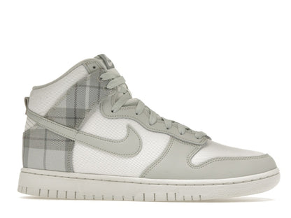 Nike Dunk High SE Tartan Plaid White Light Green