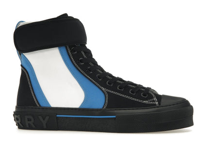 Burberry Sub High-Top Laced-Up Trainer Black Blue White
