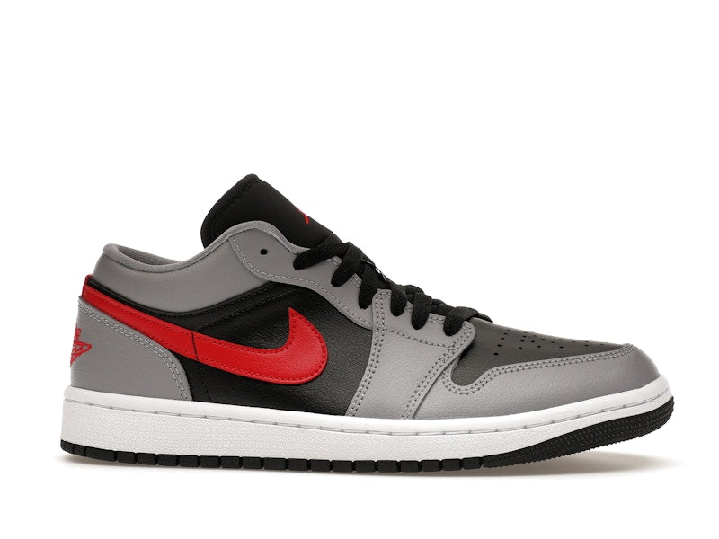 Jordan 1 Low Cement Grey Fire Red (Women's)
