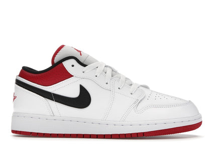Jordan 1 Low White Gym Red (GS)