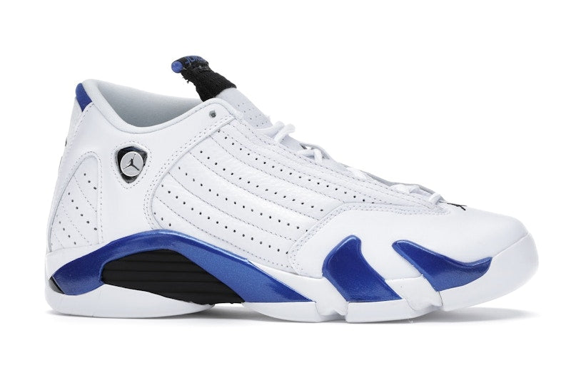 Jordan 14 Retro White Hyper Royal (GS)