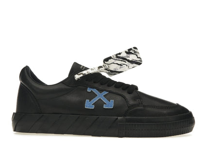 OFF-WHITE Vulc Low Black/Blue Leather SS21