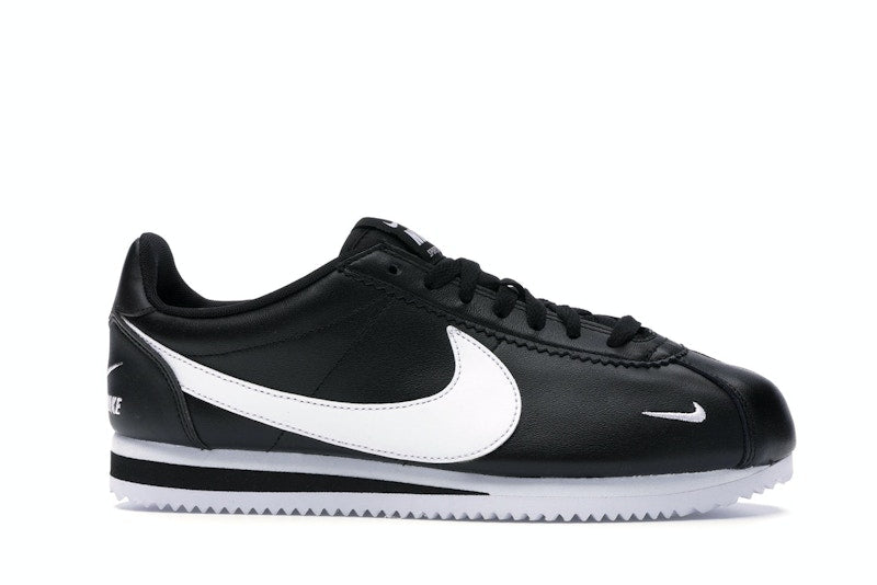 Nike Classic Cortez Mini Swoosh Black White