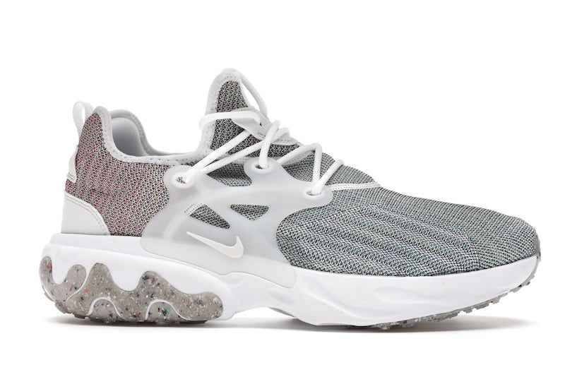 Nike React Presto Flyknit Multi White