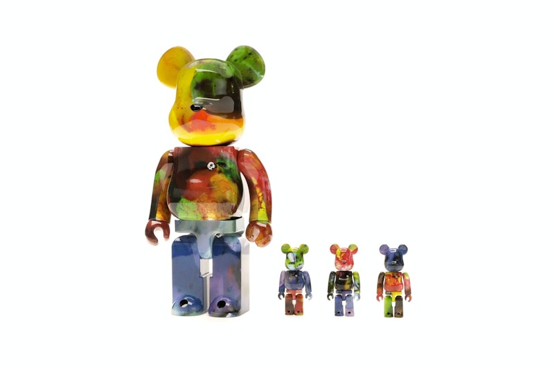 Bearbrick Pushead 4 pc Set 100% & 400% Set Multi