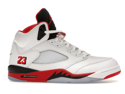 Jordan 5 Retro Fire Red Black Tongue (2025)