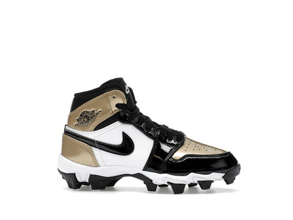 Jordan 1 Mid Cleat Patent Gold Toe (GS)