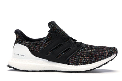 adidas Ultra Boost 4.0 Black Multi-Color White Heel Cage