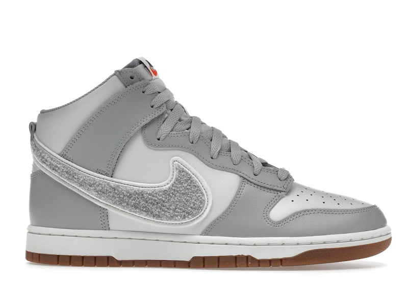 Nike Dunk High University Chenille Swoosh Light Smoke Grey