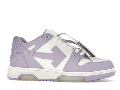OFF-WHITE Out Of Office Calf Leather White Lilac
