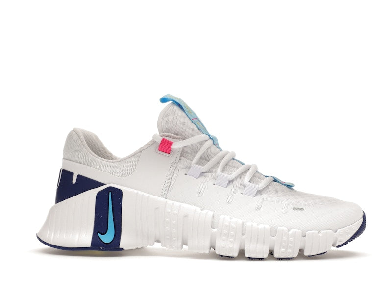 Nike Free Metcon 5 White Aquarius Blue