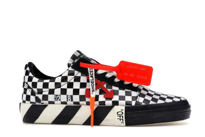 OFF-WHITE Vulc Low Checkered Black White