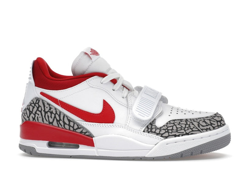 Jordan Legacy 312 Low White Cement Gym Red (Women's)