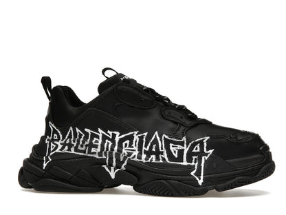 Balenciaga Triple S DIY Metal Artwork Black