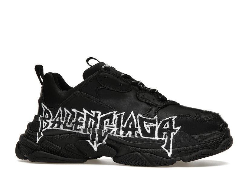 Balenciaga Triple S DIY Metal Artwork Black
